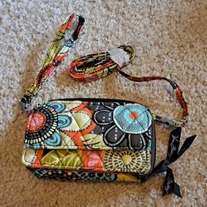 Brand new Vera Bradley all in one small cross body ba
